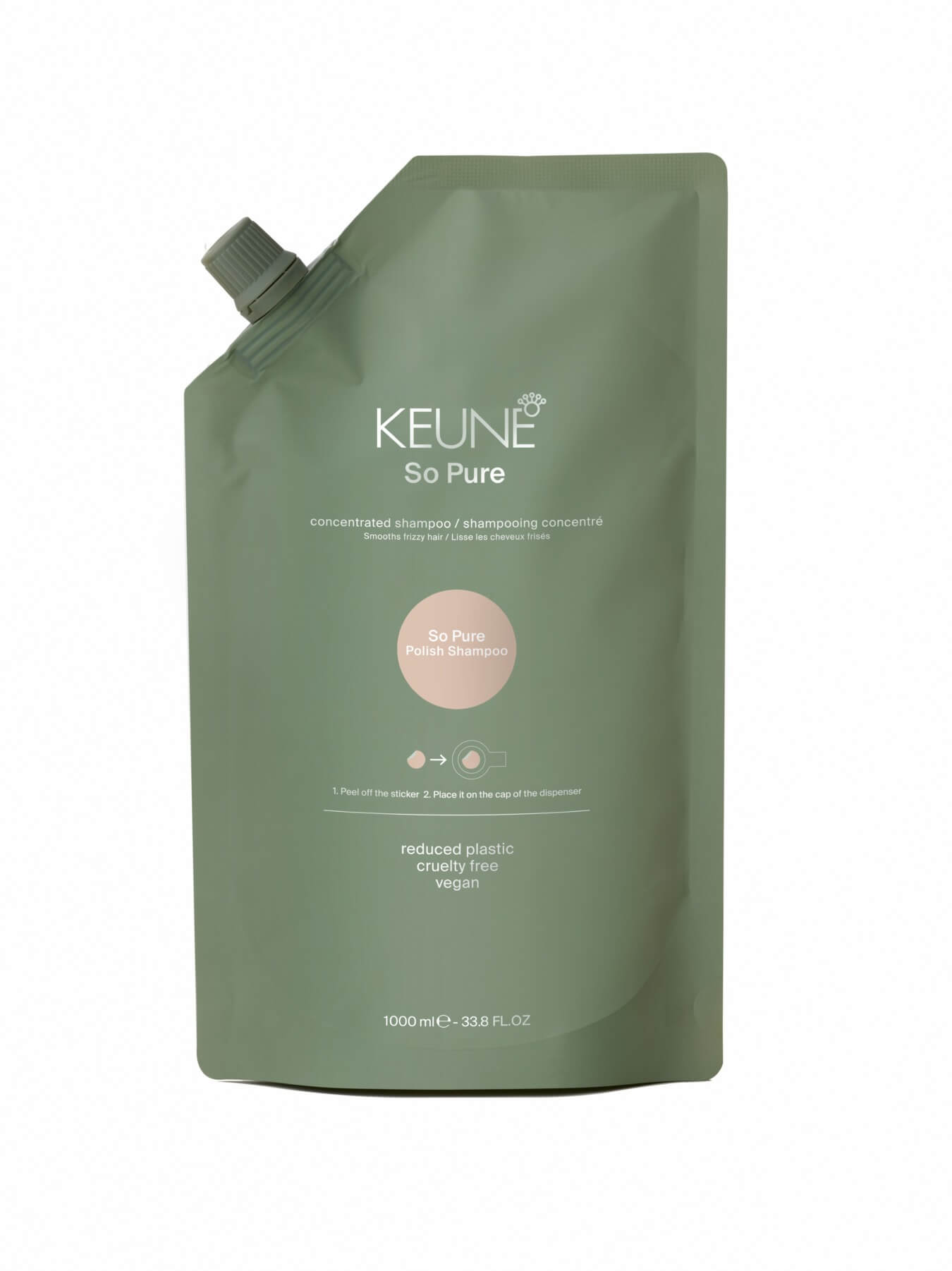 Polish shampoo van Keune So Pure voor pluizend haar. Bestel bij Hardy's Keuze.